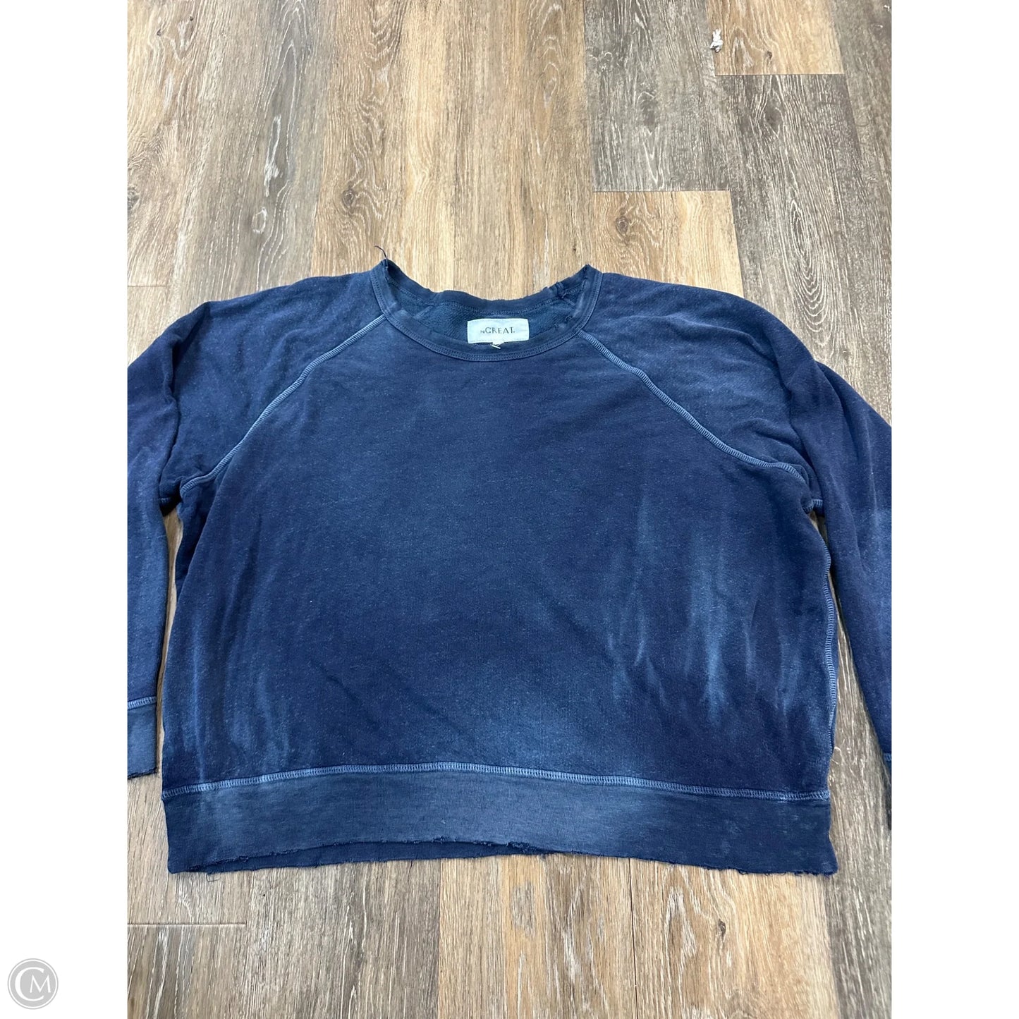 Top Long Sleeve By The Great In Blue, Size: M