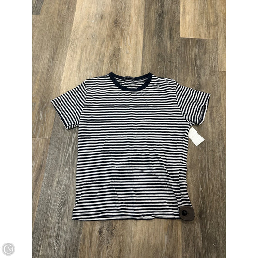 Top Short Sleeve By Brandy Melville In Striped Pattern, Size: S