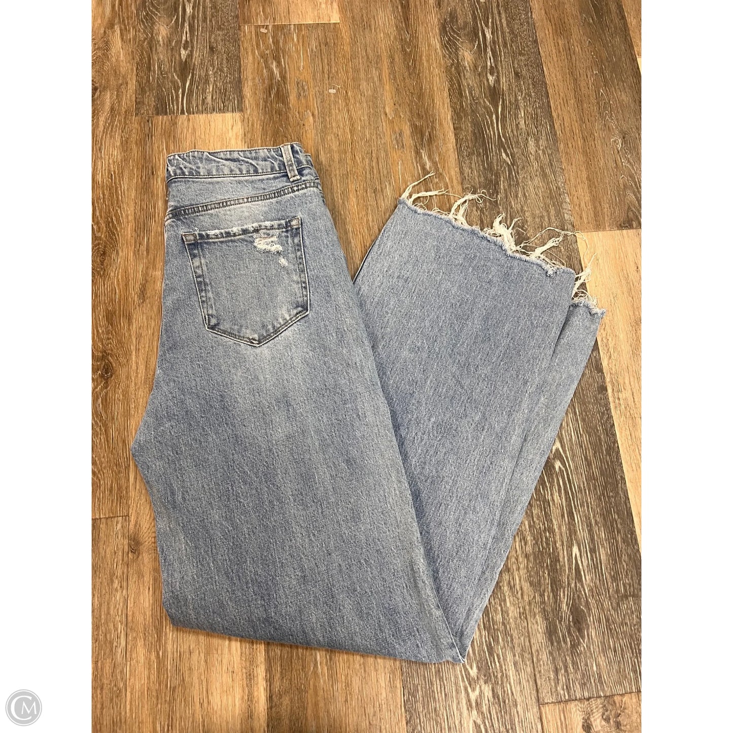 Jeans Wide Leg By Vervet In Blue Denim, Size: 8/29