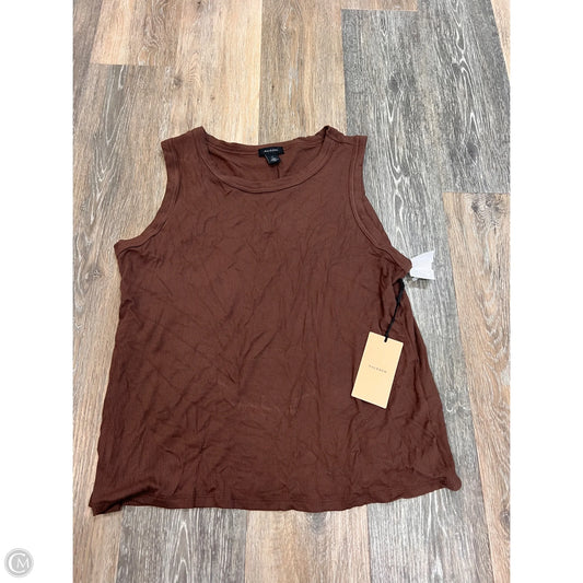 Tank Top By Halogen In Brown, Size: Xl