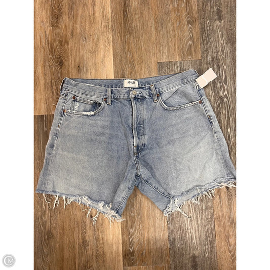 Shorts By Agolde In Blue Denim, Size: 14