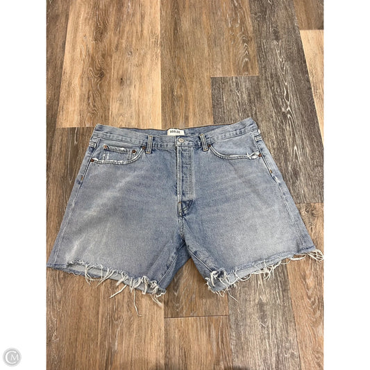 Shorts By Agolde In Blue Denim, Size: 14/32