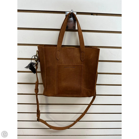 Crossbody Leather By Portland Leather Co., Size: Medium