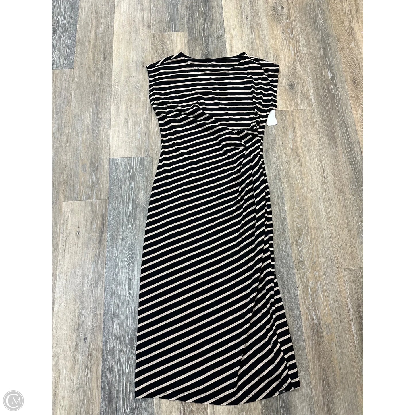 Dress Casual Maxi By Adriano Goldschmied In Striped Pattern, Size: M