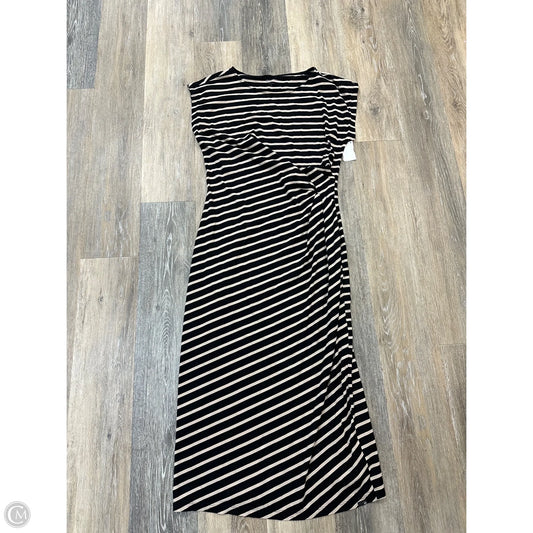Dress Casual Maxi By Adriano Goldschmied In Striped Pattern, Size: M