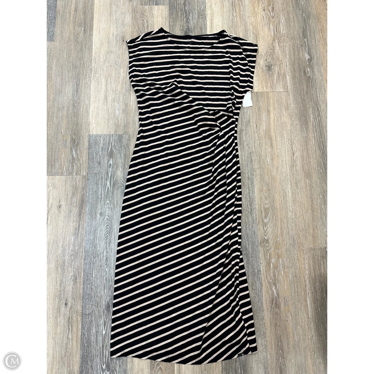 Dress Casual Maxi By Adriano Goldschmied In Striped Pattern, Size: M