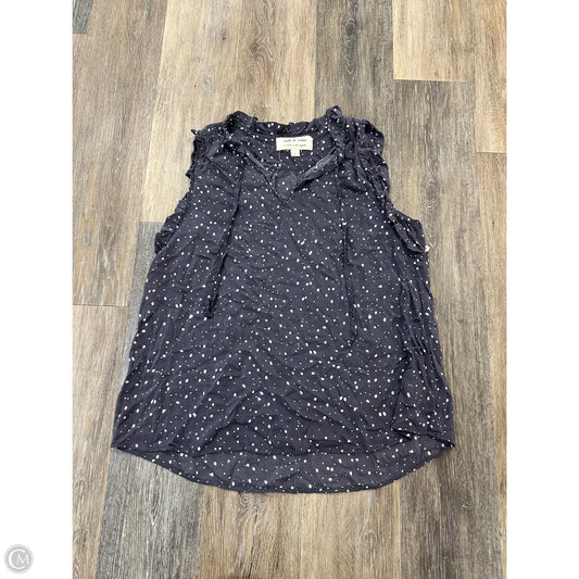 Tank Top By Cloth & Stone In Grey, Size: L