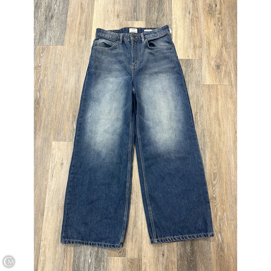 Jeans Wide Leg By Cotton On In Blue Denim, Size: 10