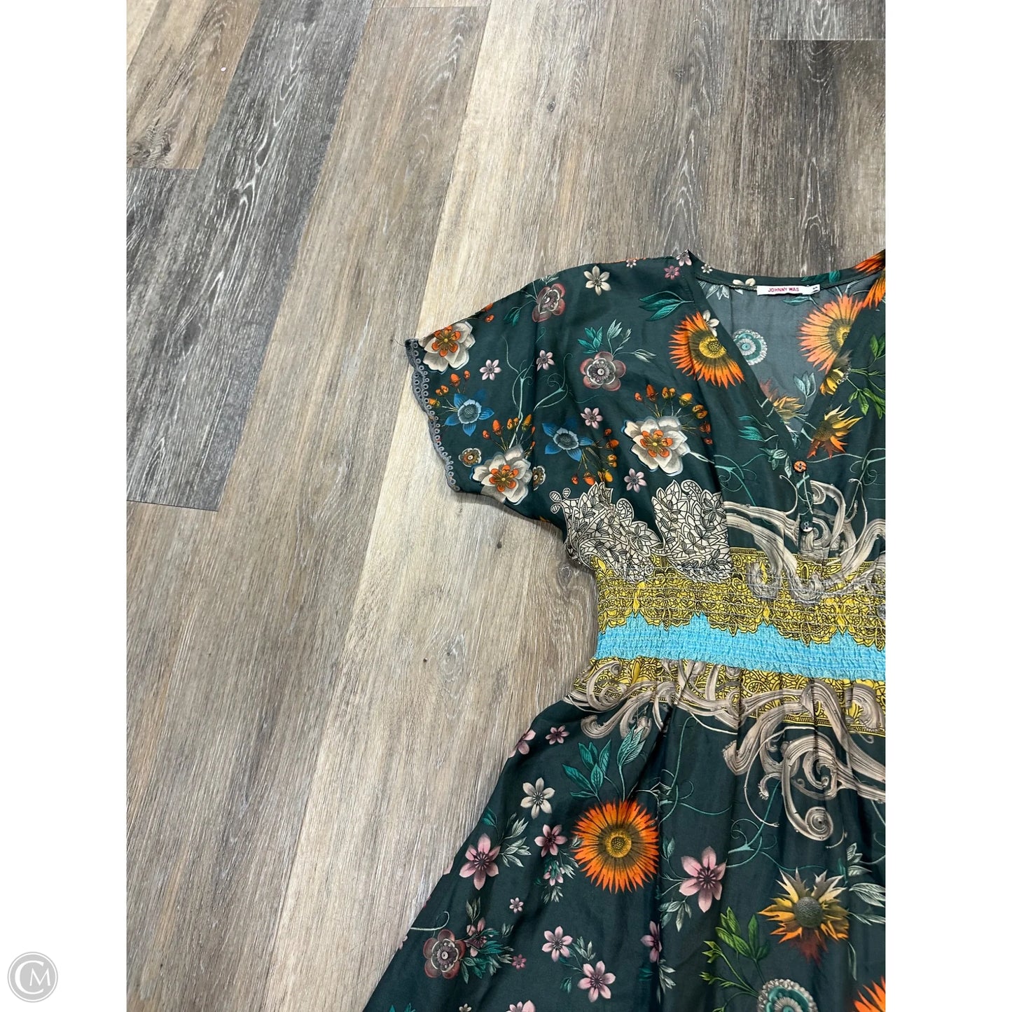 Dress Casual Maxi By Johnny Was In Floral Print, Size: S