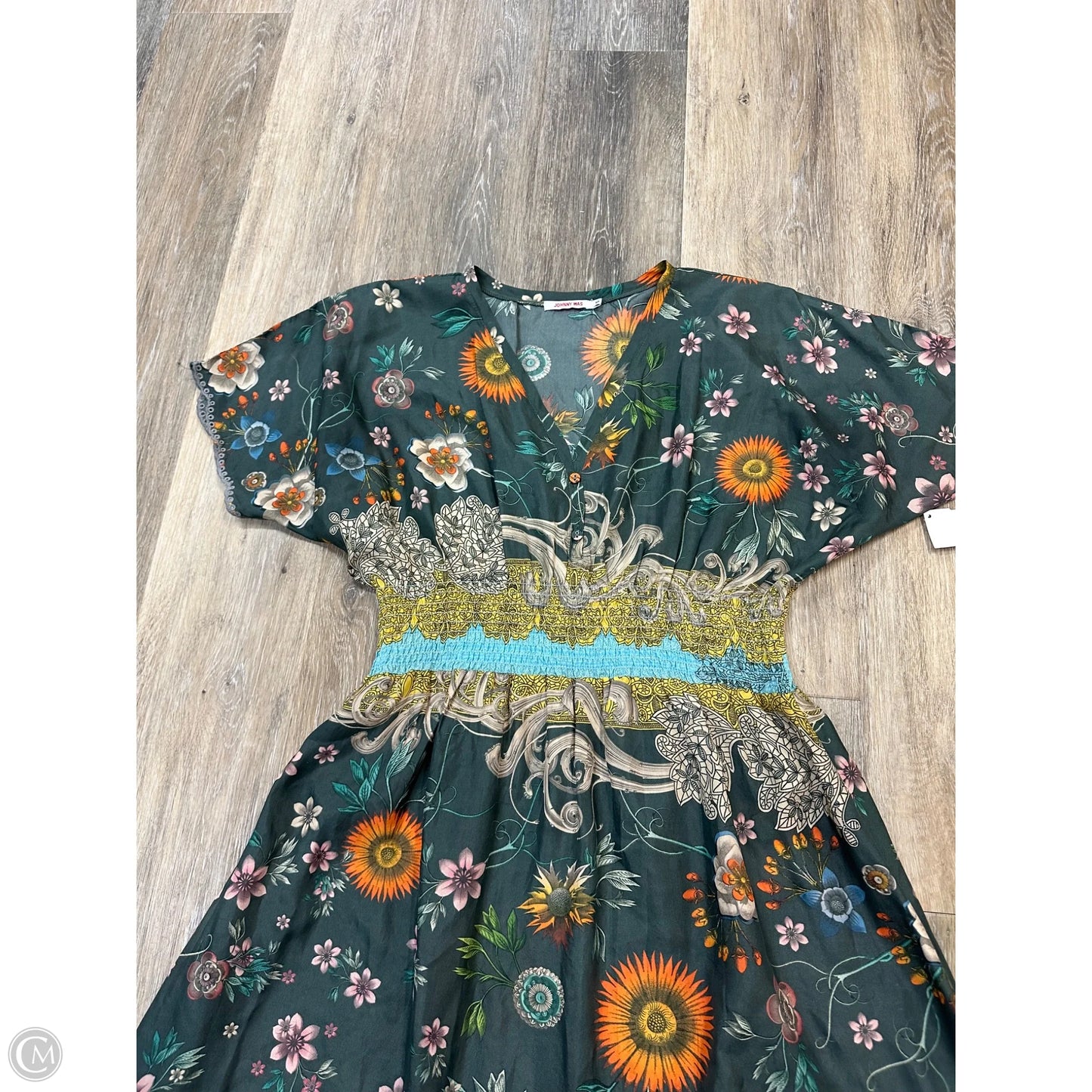 Dress Casual Maxi By Johnny Was In Floral Print, Size: S