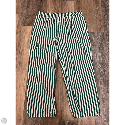 Pants Wide Leg By Grayson Threads In Striped Pattern, Size: Xl