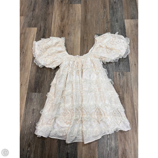 Dress Casual Short By Sophie the Label In Cream, Size: L
