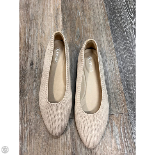 Shoes Flats By Vivaia In Cream, Size: 6.5/36.5