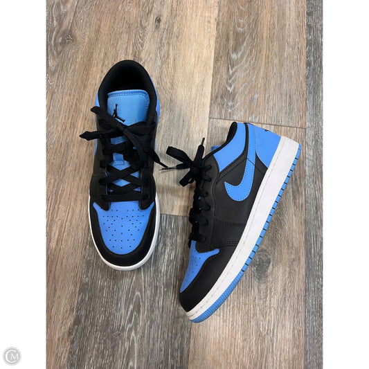 Shoes Sneakers By Nike In Black & Blue, Size: 7.5(Youth 6)