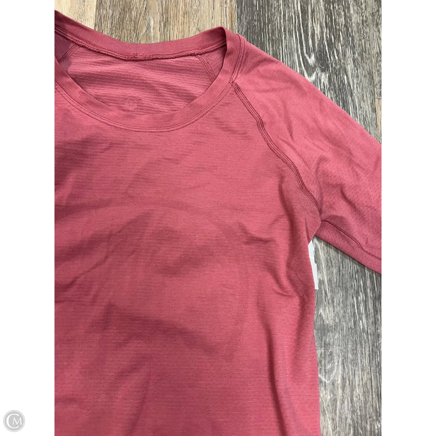 Athletic Top Long Sleeve Crewneck By Lululemon In Pink, Size: 8