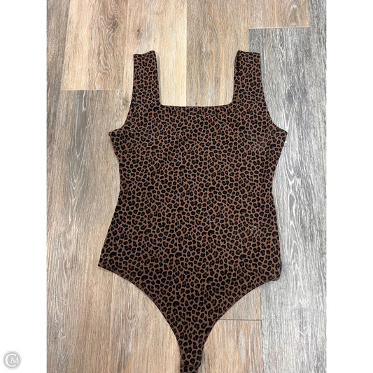 -Bodysuit By The Workshop In Animal Print, Size: L