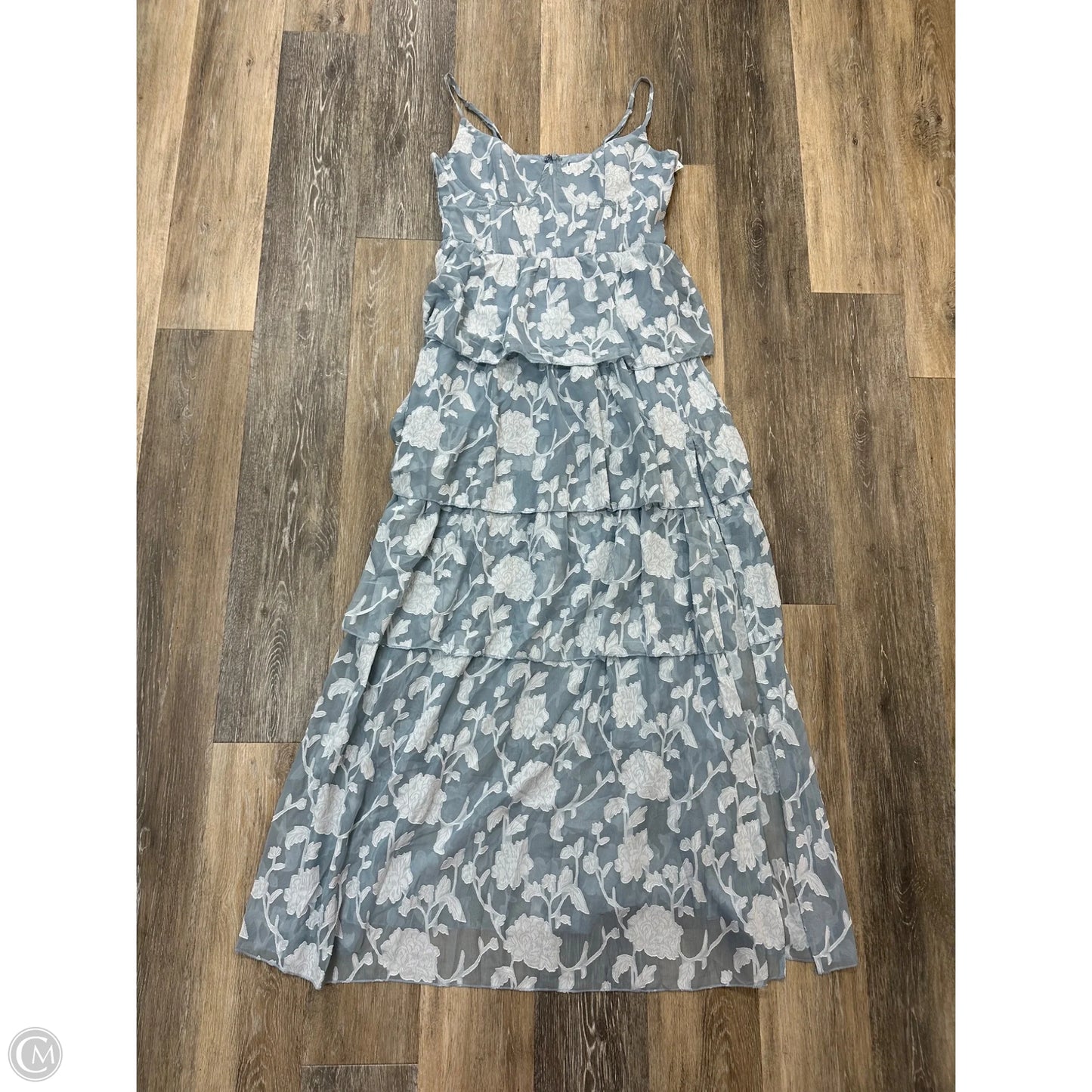 Dress Party Long By Showpo In Blue, Size: 10