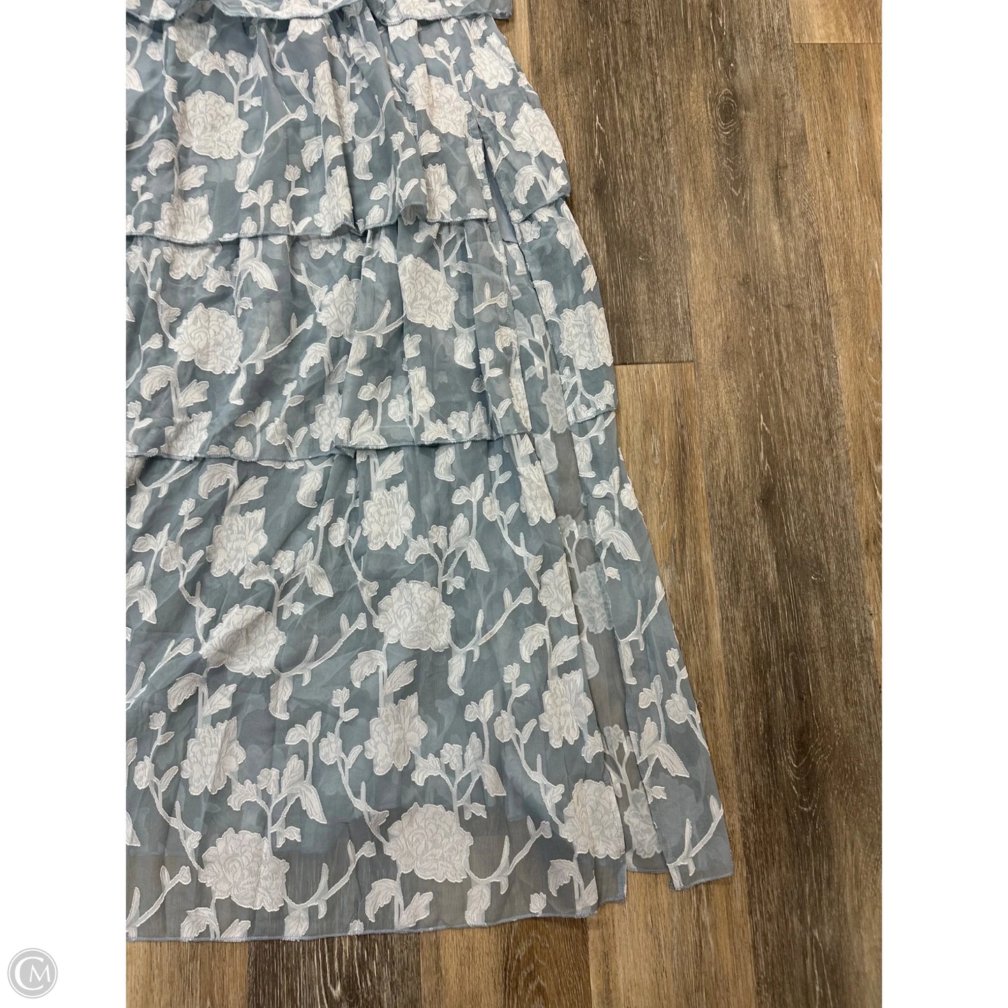 Dress Party Long By Showpo In Blue, Size: 10