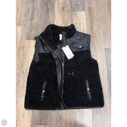 Vest Faux Fur & Sherpa By Bagatelle In Black, Size: L