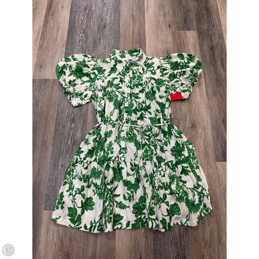 Dress Casual Short By Pinch In Green & White, Size: M