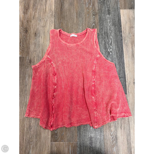 Tank Top By Ces Femme In Coral, Size: L