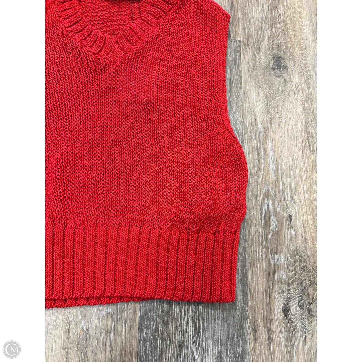 Tank Top By Zara In Red, Size: L