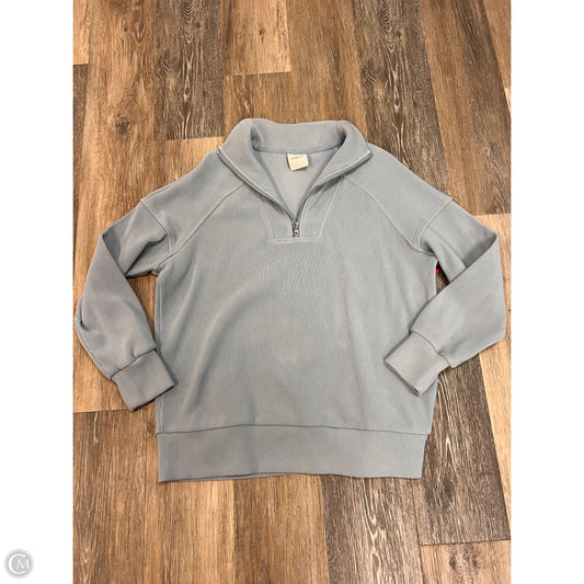Athletic Sweatshirt Collar By Varley In Blue, Size: S