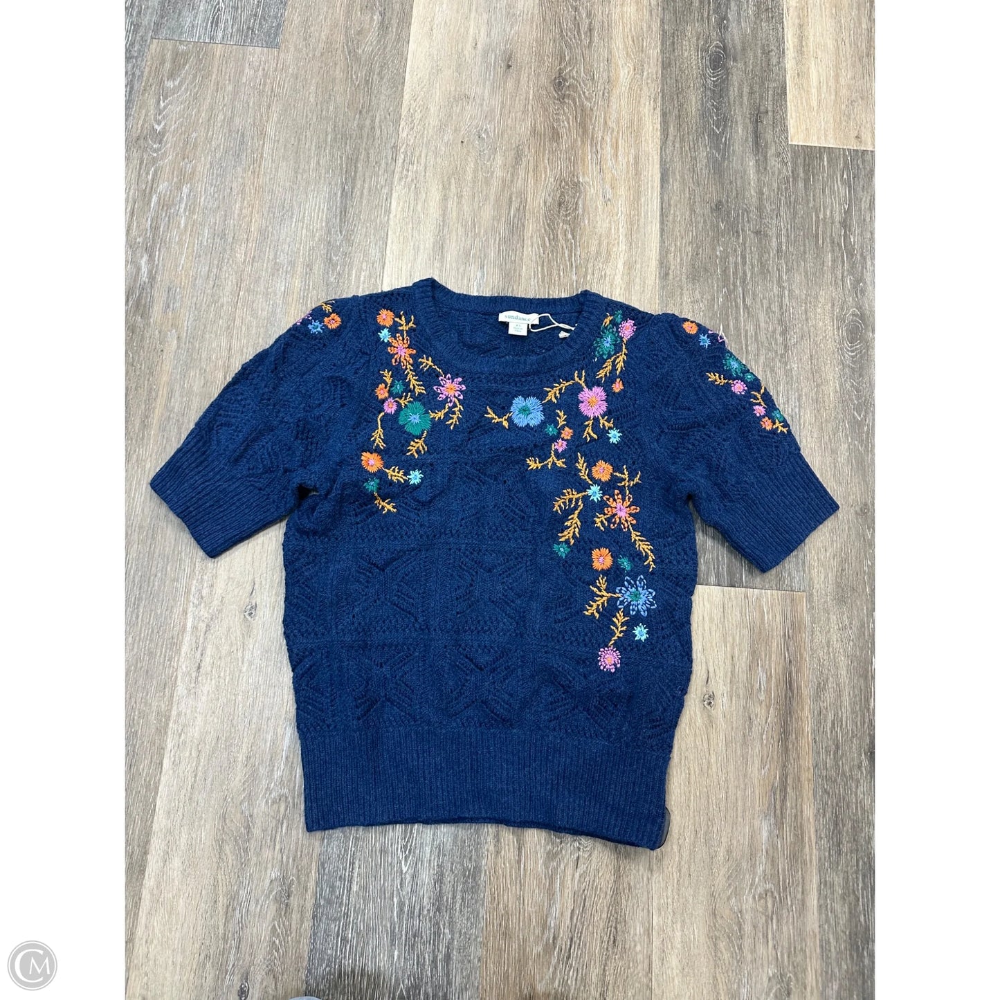 Sweater Short Sleeve By Sundance In Blue, Size: Xs