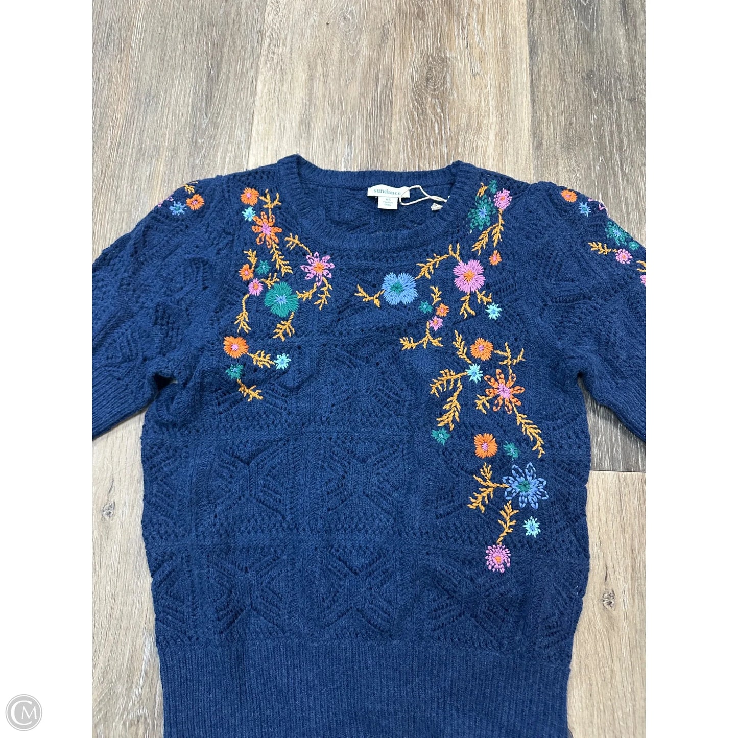 Sweater Short Sleeve By Sundance In Blue, Size: Xs