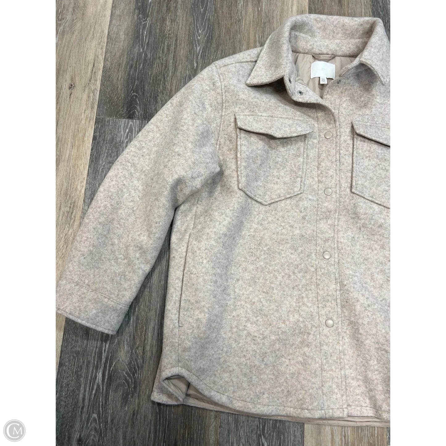 Jacket Other By H&m In Cream, Size: Xl