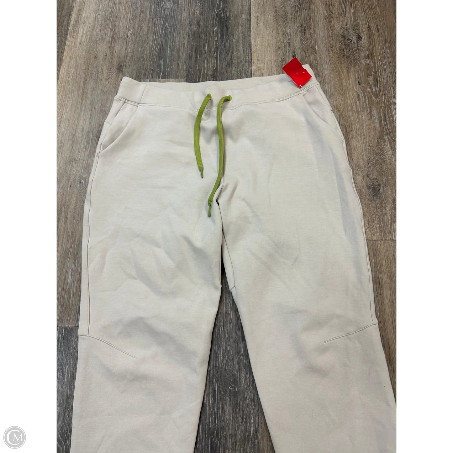 Athletic Pants By Noli In Cream, Size: L