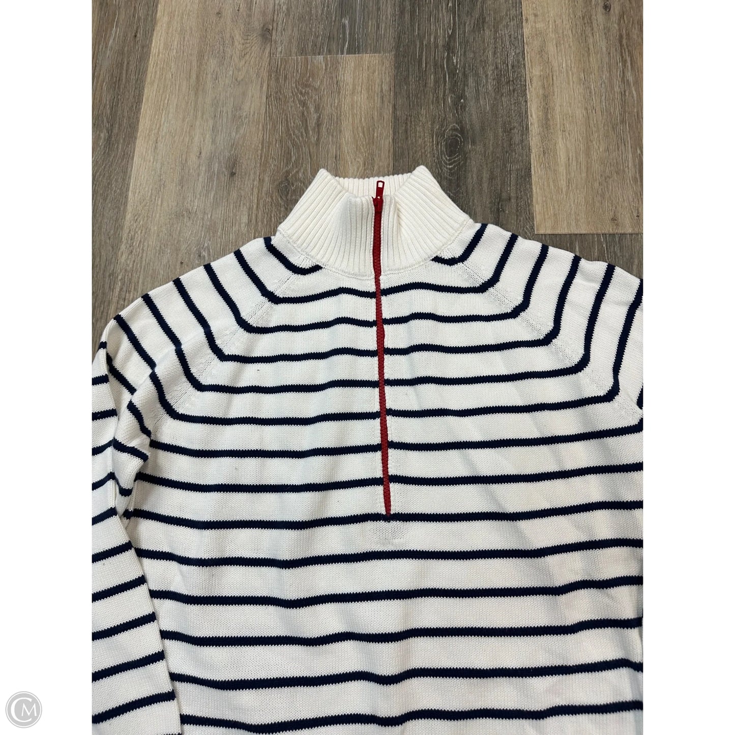 Sweater By Pink Pineapple In Striped Pattern, Size: Xl