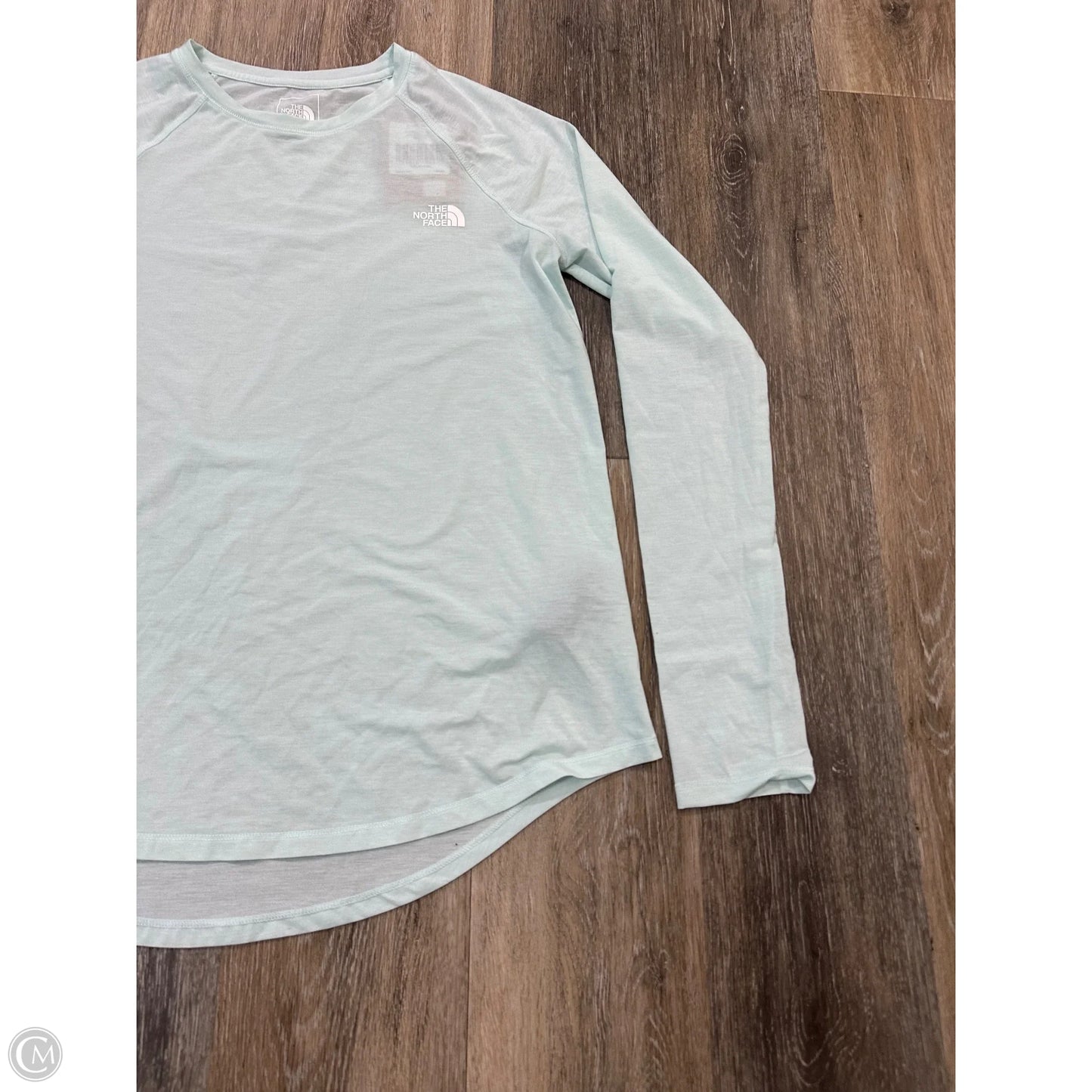 Athletic Top Long Sleeve Crewneck By The North Face In Blue, Size: M