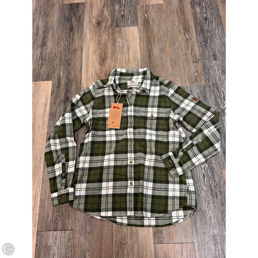 -Blouse Long Sleeve By Fjallraven In Green, Size: S