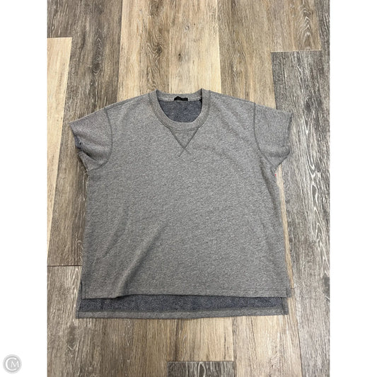 Top Short Sleeve By Atm In Grey, Size: Xs