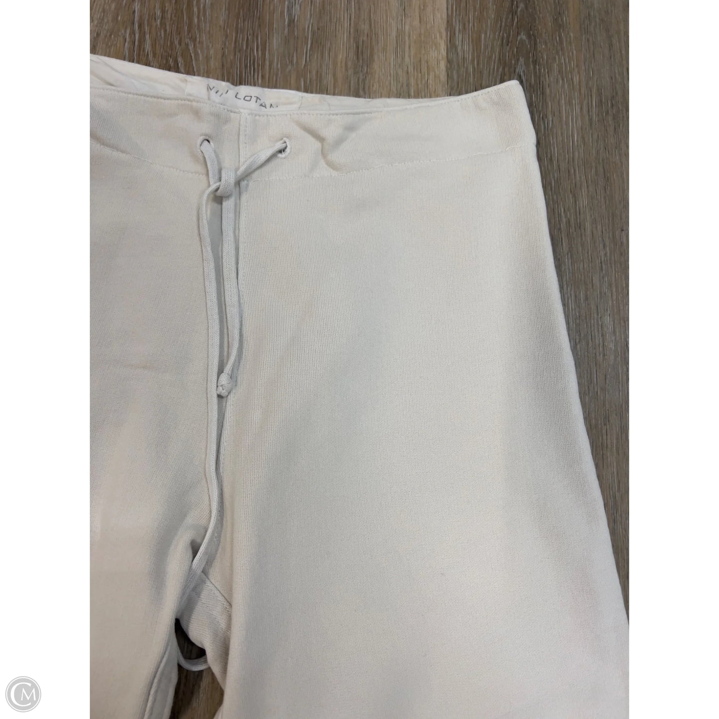Pants Lounge Crop By Nili Lotan In Cream, Size: Xs