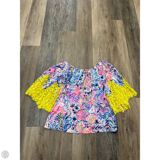 Blouse Designer By Lilly Pulitzer In Multi-colored, Size: Xs