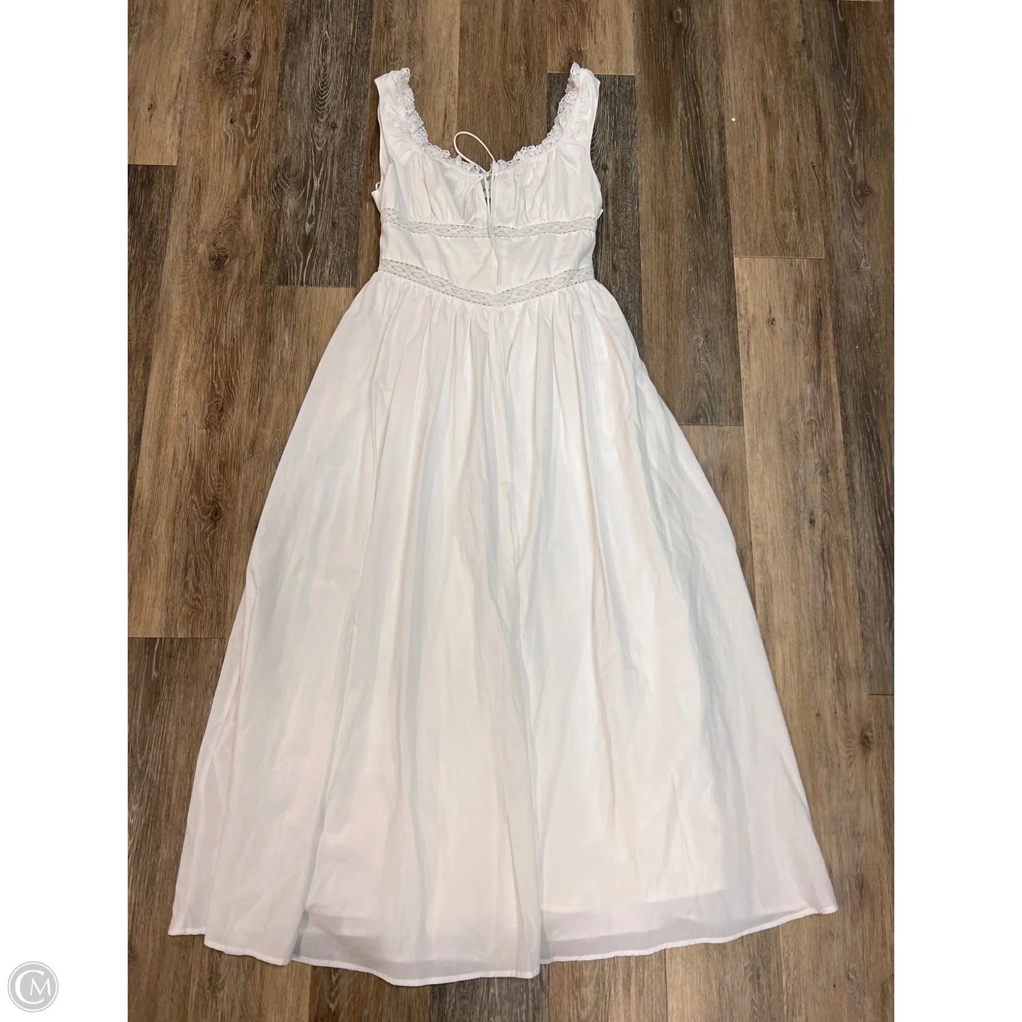 Dress Casual Maxi By Mable In White, Size: L