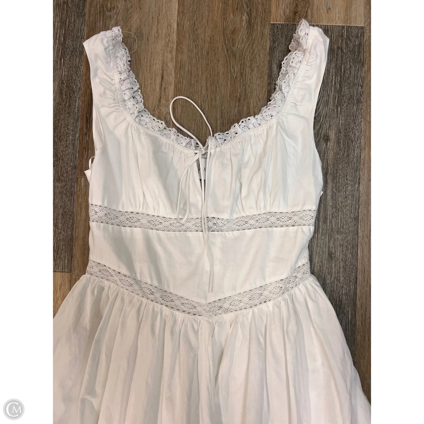 Dress Casual Maxi By Mable In White, Size: L