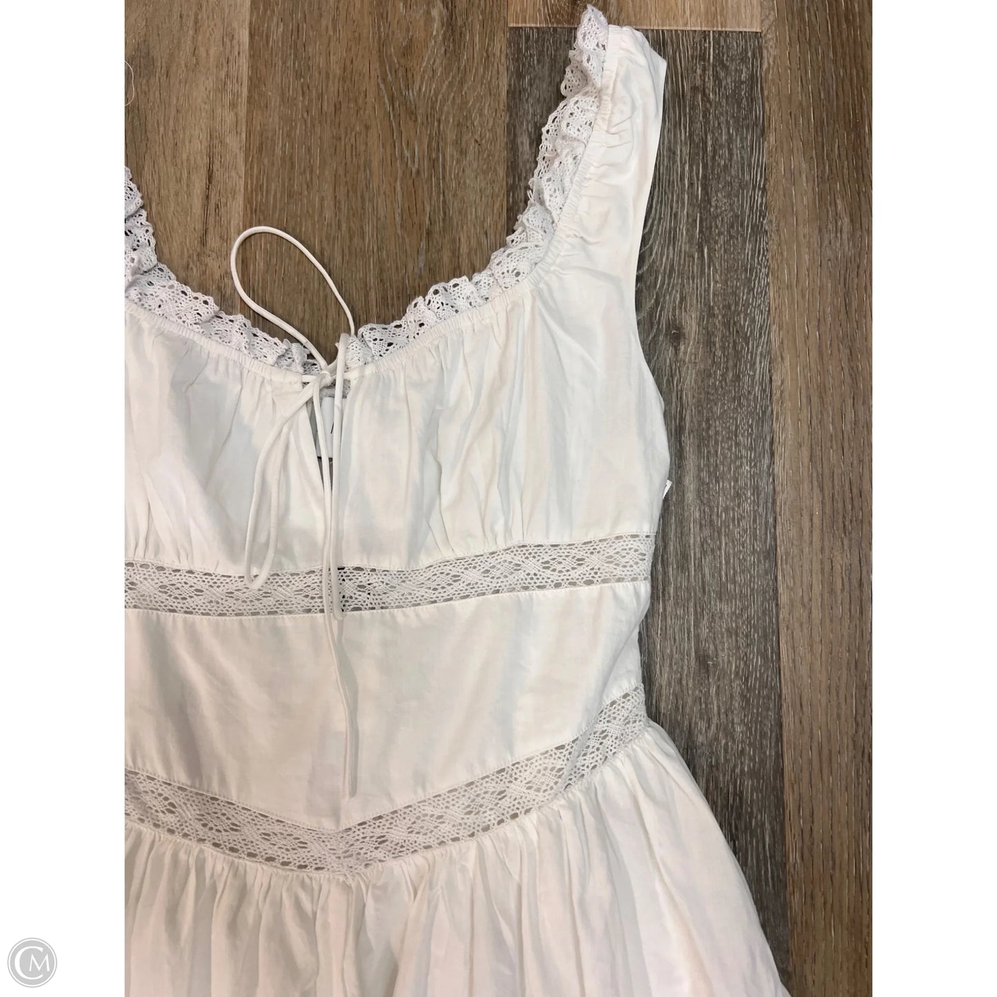 Dress Casual Maxi By Mable In White, Size: L