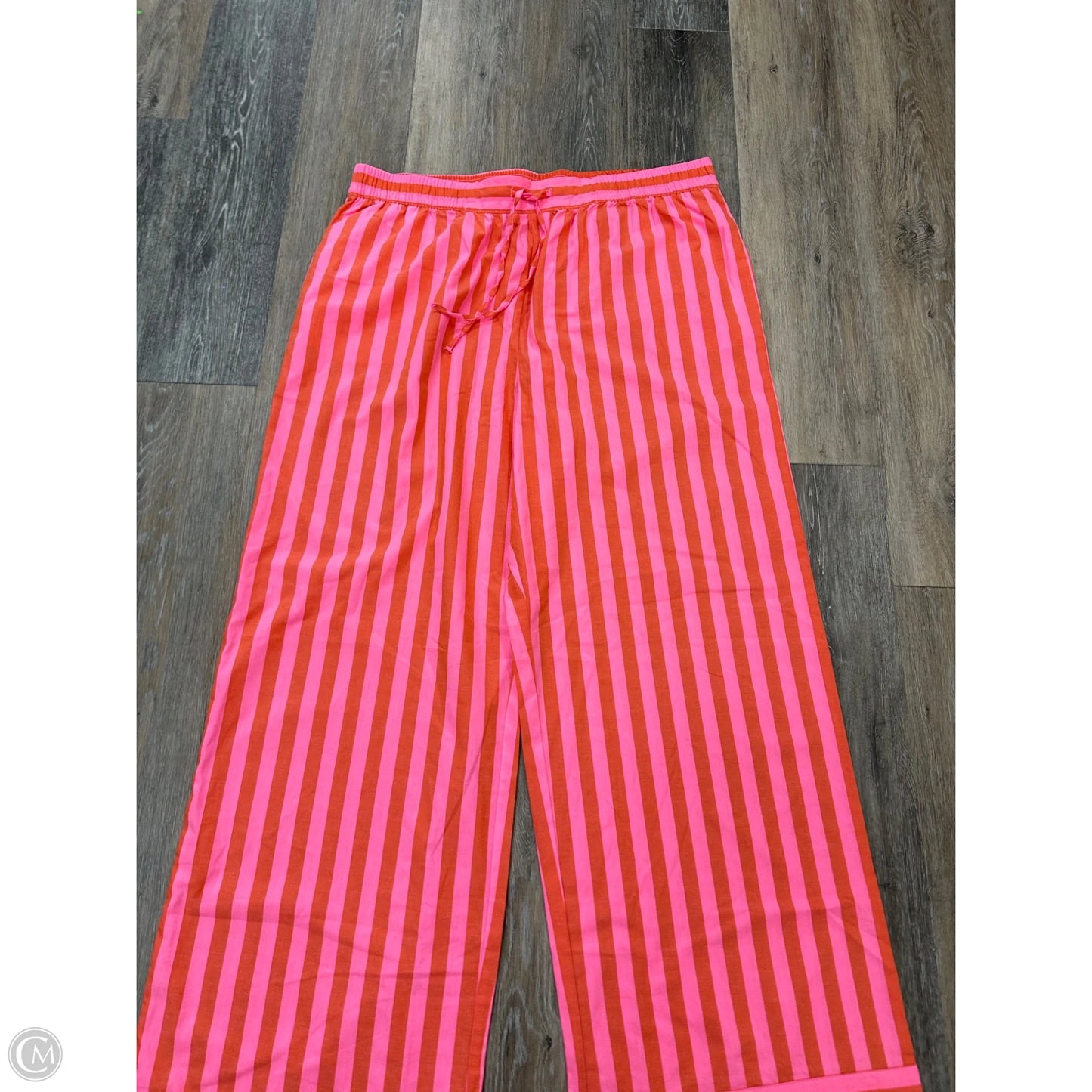 Pants Wide Leg By Next In Striped Pattern, Size: 16 Tall