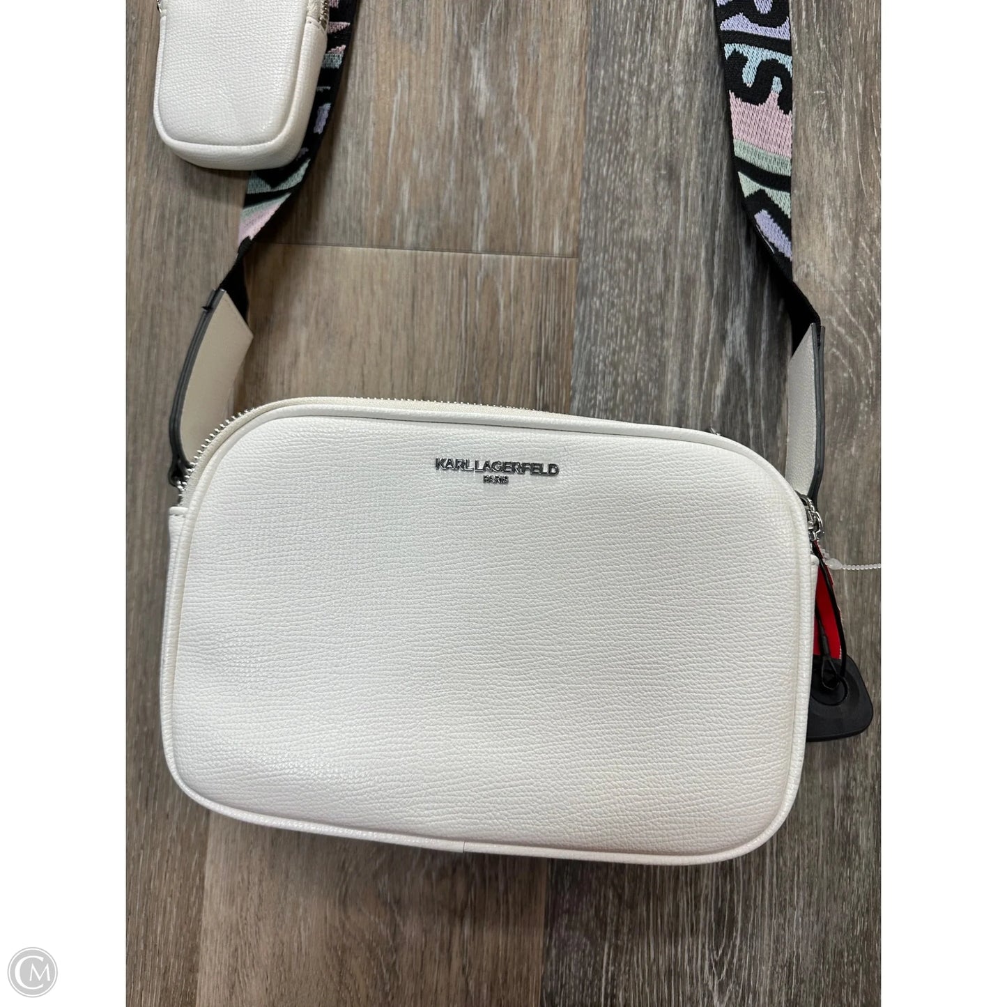 Crossbody Designer By Karl Lagerfeld, Size: Medium