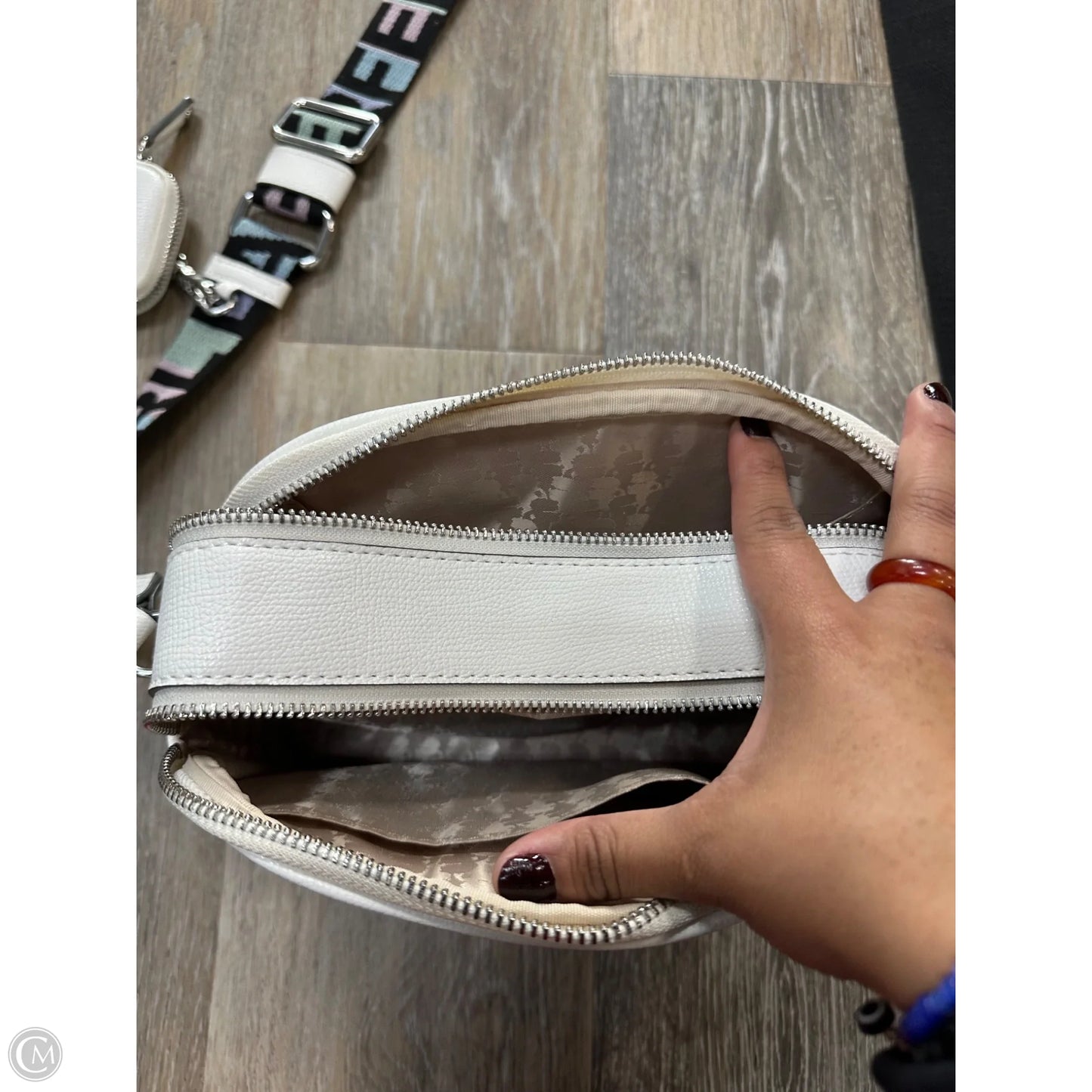 Crossbody Designer By Karl Lagerfeld, Size: Medium
