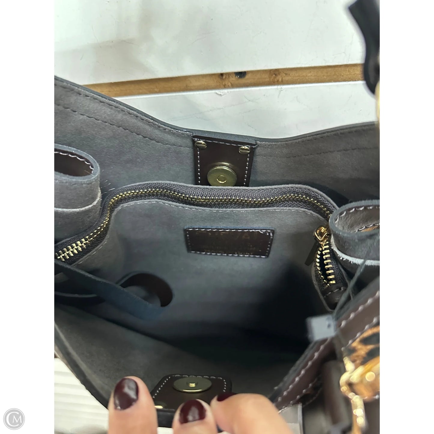 Crossbody Leather By Cheval Firenze, Size: Medium