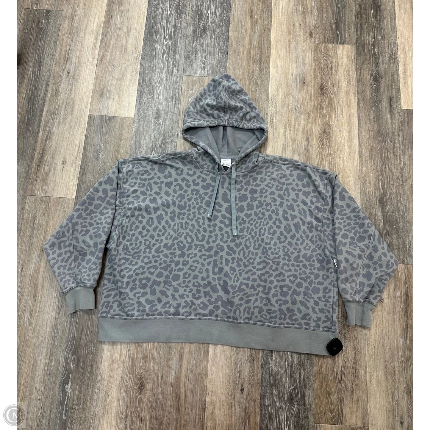 Athletic Sweatshirt Hoodie By Nike Apparel In Animal Print, Size: Xxl