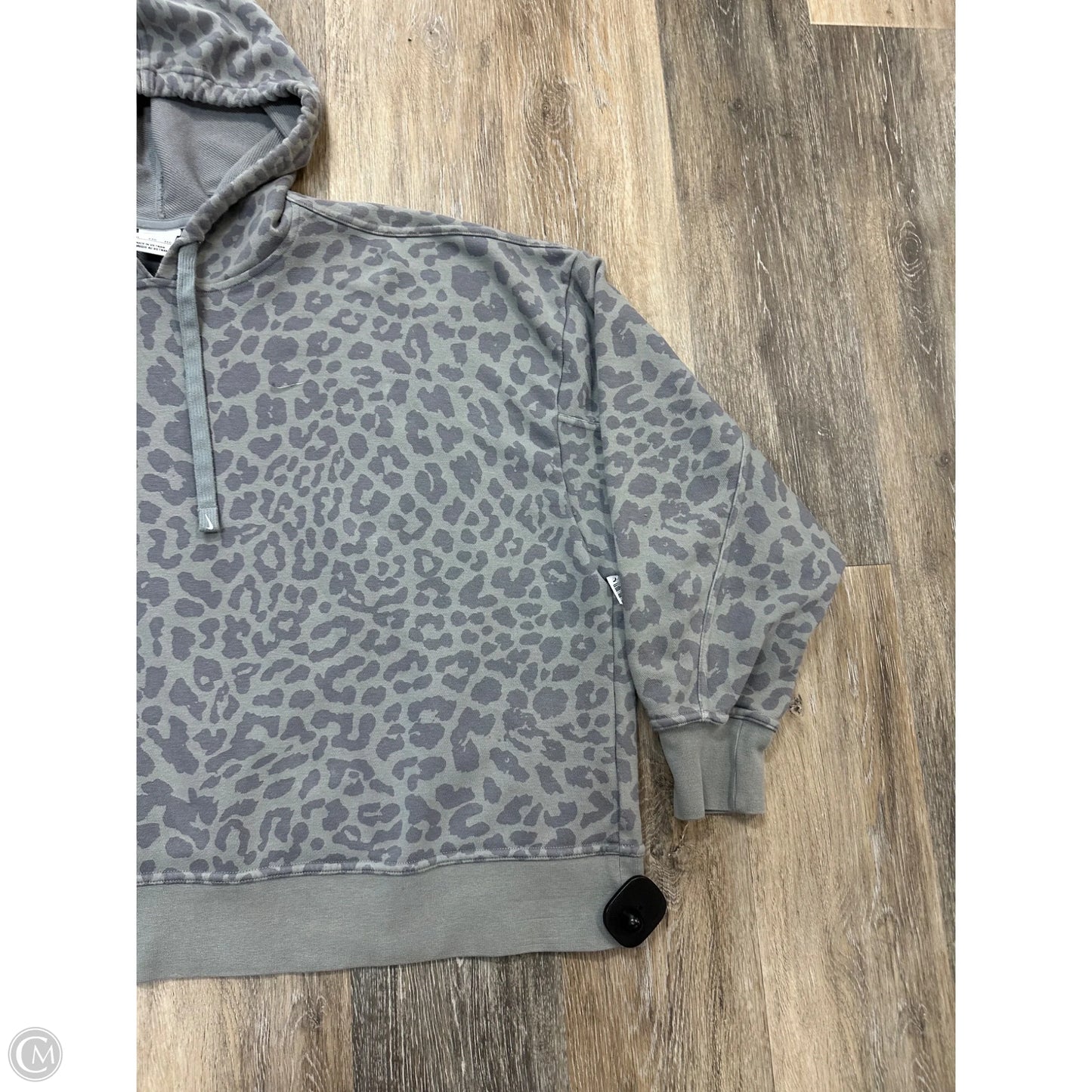 Athletic Sweatshirt Hoodie By Nike Apparel In Animal Print, Size: Xxl