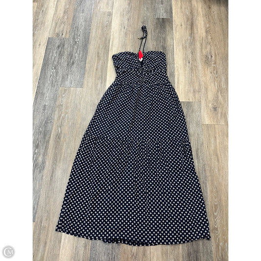 Dress Casual Maxi By Bishop + Young In Blue & White, Size: L