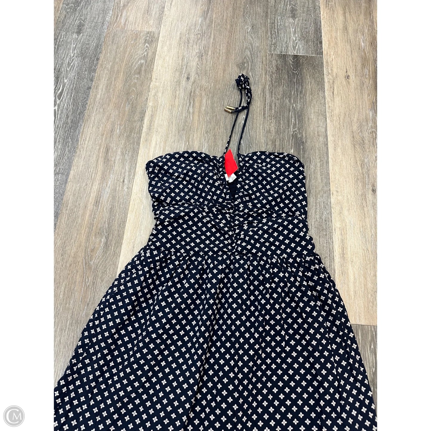 Dress Casual Maxi By Bishop + Young In Blue & White, Size: L