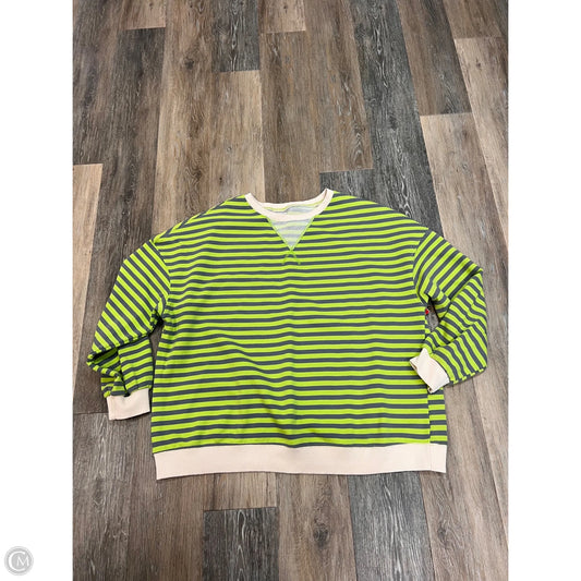 Top Long Sleeve By Clothes Mentor In Green, Size: Xxl