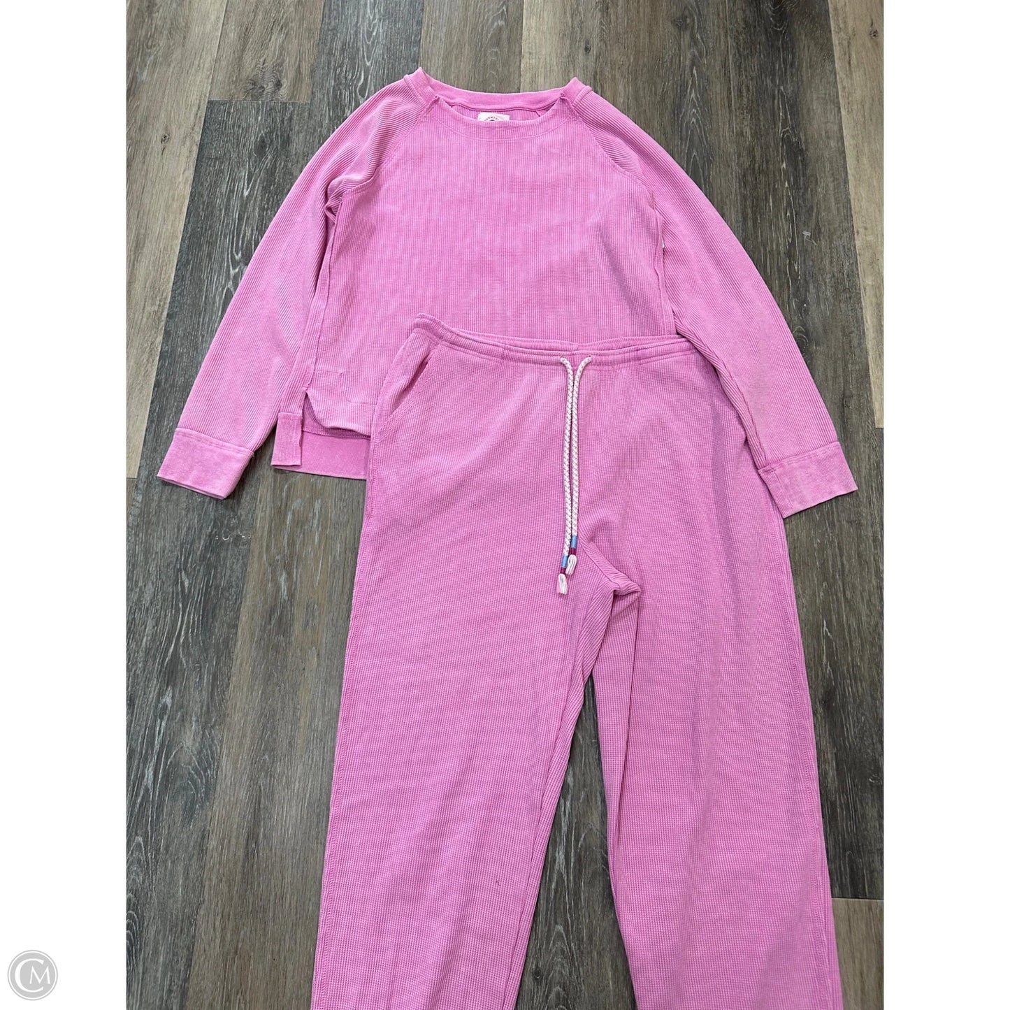 Lounge Set Pants By Sundry In Pink, Size: L